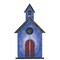 Church Birdhouse Wall Stencil | 1126 by Designer Stencils | Outdoor Stencils | Reusable Art Craft Stencils for Painting on Walls, Canvas, Wood | Reusable Plastic Paint Stencil for Home Makeover | Easy to Use & Clean Art Stencil